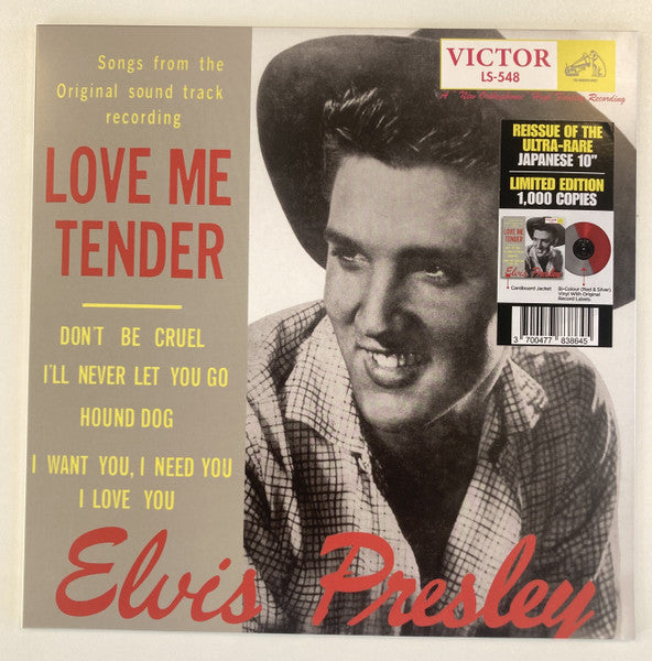 Elvis Presley – Love Me Tender (Japan) (Red Silver Vinyl/Import) 🇺🇸