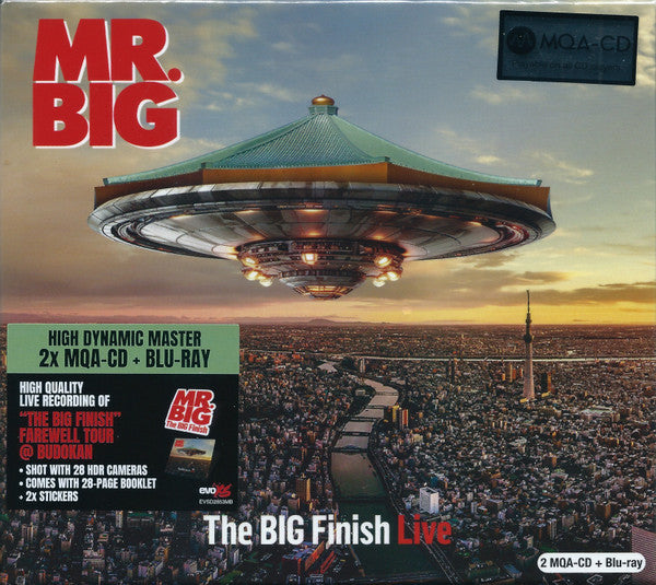 Mr. Big – Big Finish Live (2CD/Blu-Ray/Digipack) [CD Nuevo] 💿 🇺🇸