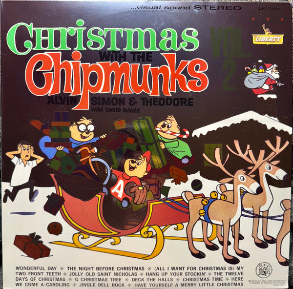 David Alvin & the Chipmunks; Seville – Christmas with the Chipmunks Vol.2 (White Vinyl) 🇺🇸