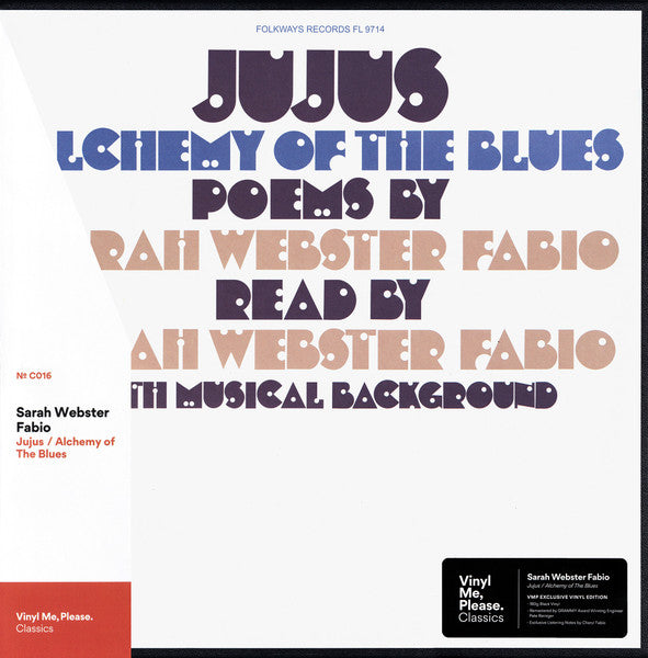Sarah Webster Fabio – Jujus/Alchemy of the Blues: Poems by Sarah Webster Fabio 🇺🇸