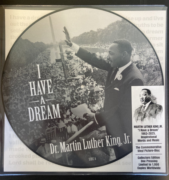 Martin King Jr Luther – I Have A Dream 1963-2025 Inspirational (Picture Disc/Anniversary Edition) 🇺🇸