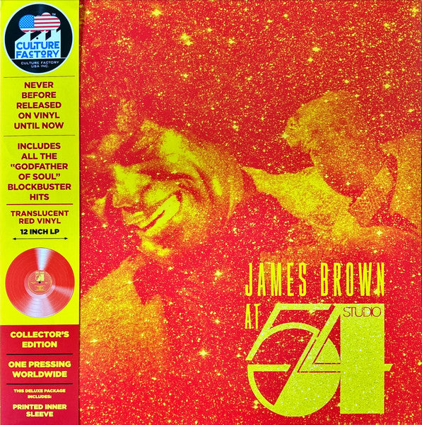 James Brown – At Studio 54 New York City (Red Vinyl) 🇺🇸