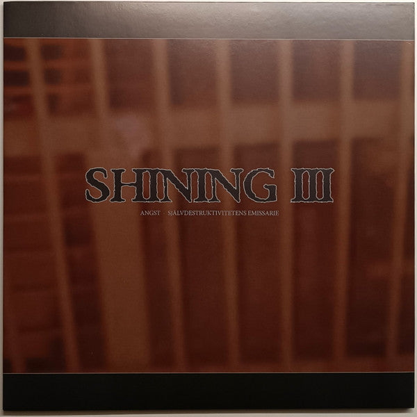 Shining – III - Angst (Crystal Clear Vinyl) 🇺🇸