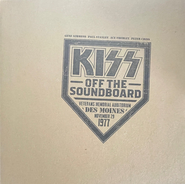 Kiss – Kiss Off the Soundboard: Live in Des Moines (2LP) 🇺🇸