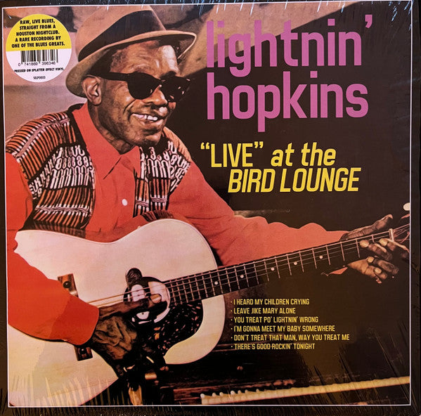 Lightnin Hopkins – Live at the Bird Lounge (Clear/Red/Yellow Splatter Effect Vinyl) 🇺🇸