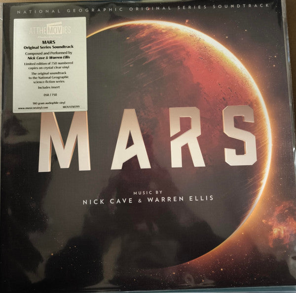 Nick & Warren Ellis Cave – Mars OST (180G/Crystal Clear Vinyl/Numbered) 🇺🇸