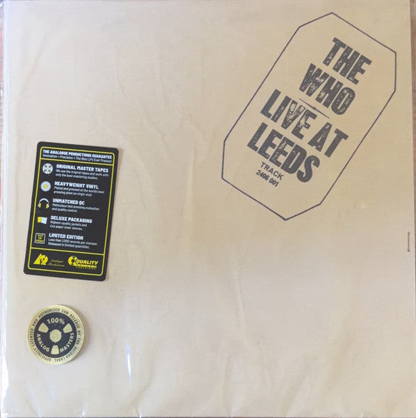 Who – Live at Leeds (180G/45RPM/2LP) 🇺🇸