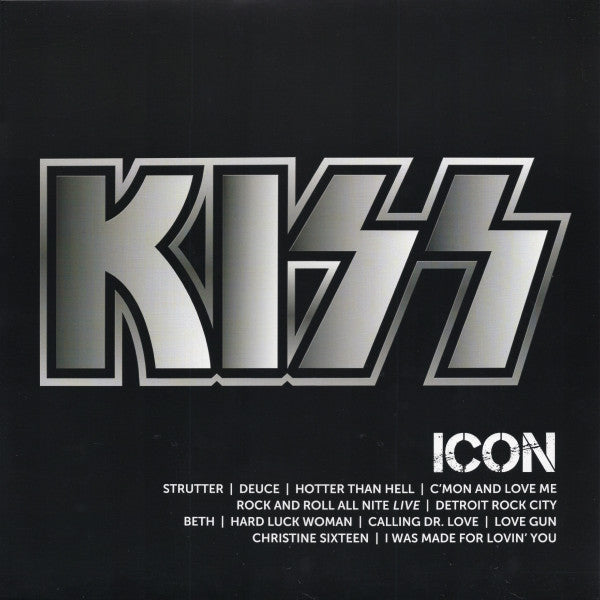 Kiss – Icon (Black/silver Splatter Vinyl) 🇺🇸