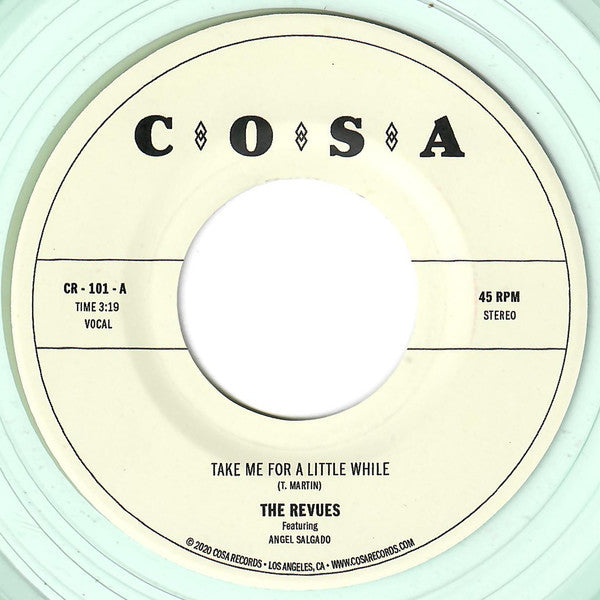 Revues – Take Me for a Little While (Coke Bottle Clear Vinyl) 🇺🇸