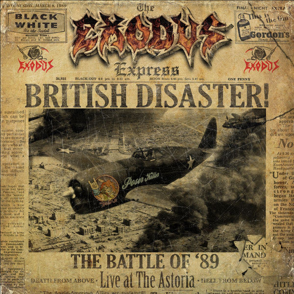 Exodus – British Disaster: Battle of 89 Live at the Astoria (Gold Vinyl/2LP) 🇺🇸