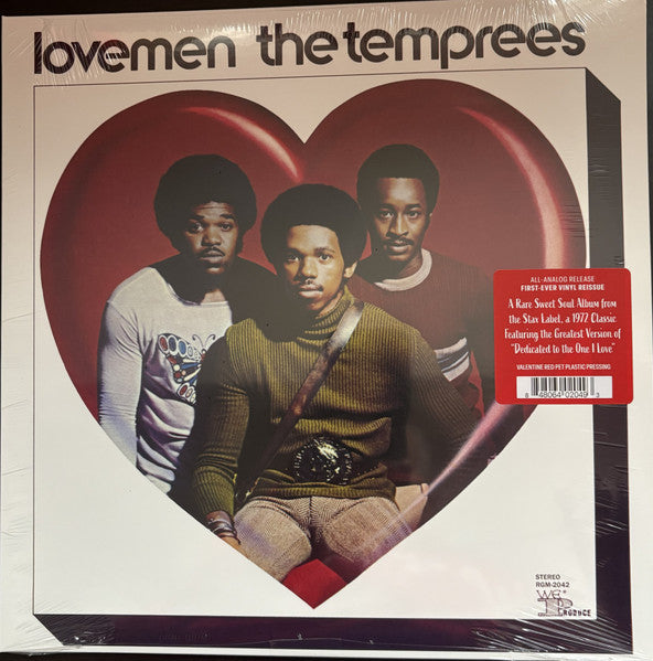 Temprees – Lovemen (All-analog) (Valentine Red Pet Plastic Vinyl) 🇺🇸