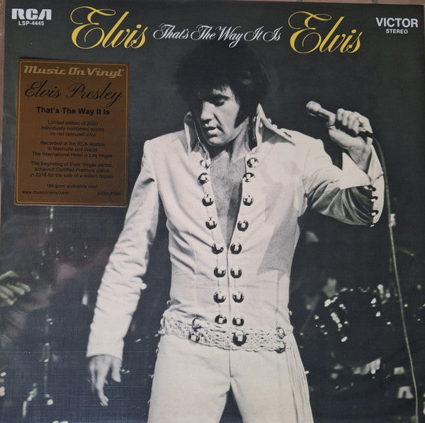 Elvis Presley – That's the Way It is (Red Vinyl/180G) 🇺🇸