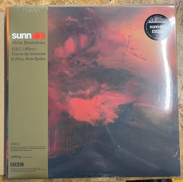 Sunn 0))) – Metta, Benevolence Bbc 6music: Live on the Invitation of Mary Anne Hobbs 🇺🇸