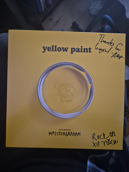 Mattstagraham – Yellow Paint (Highlighter Yellow & Translucent Clear Splatter Vinyl/Limited) 🇺🇸