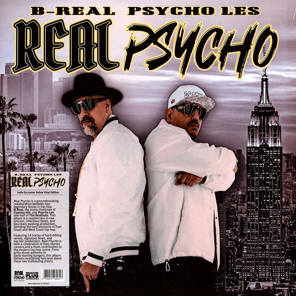 B-real & Psycho Les – Real Psycho (Yellow Vinyl) 🇺🇸