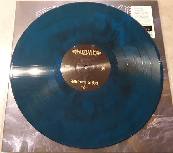 Hjelvik – Welcome to Hel (Dark Blue Swirl Vinyl) 🇺🇸
