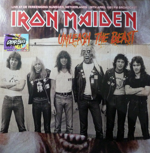 Iron Maiden – Unleash the Beast: Live at de Vereeniging Nijmegen. Netherlands. 4/28/81 (Splatter Vinyl) 🇺🇸