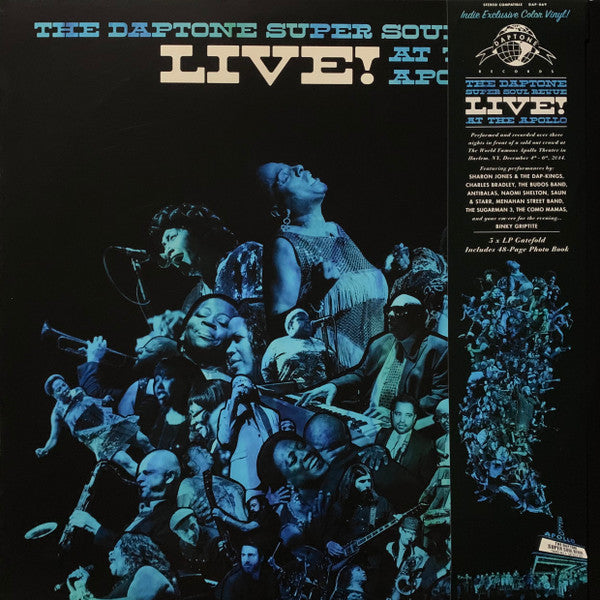Various Artists – Daptone Super Soul Revue Live! at the Apollo (Limited/3LP/Translucent Tie-eye Teal Vinyl/DL Card) 🇺🇸