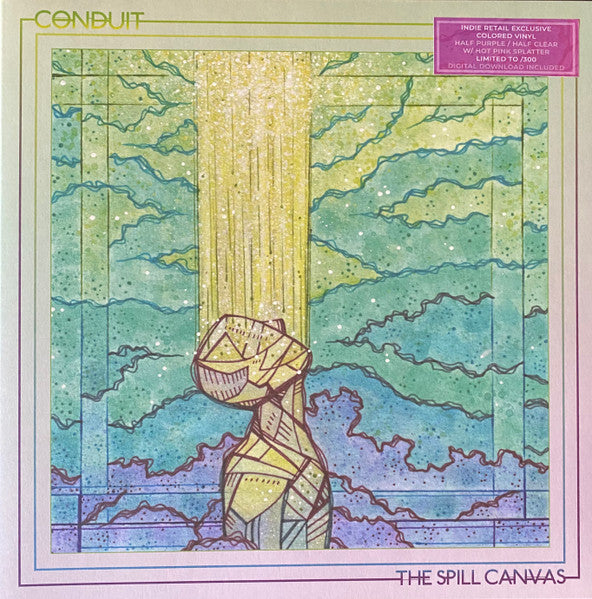 Spill Canvas – Conduit (Half Purple / Half Clear W/ Heavy Pink Splatter Vinyl) (I) 🇺🇸