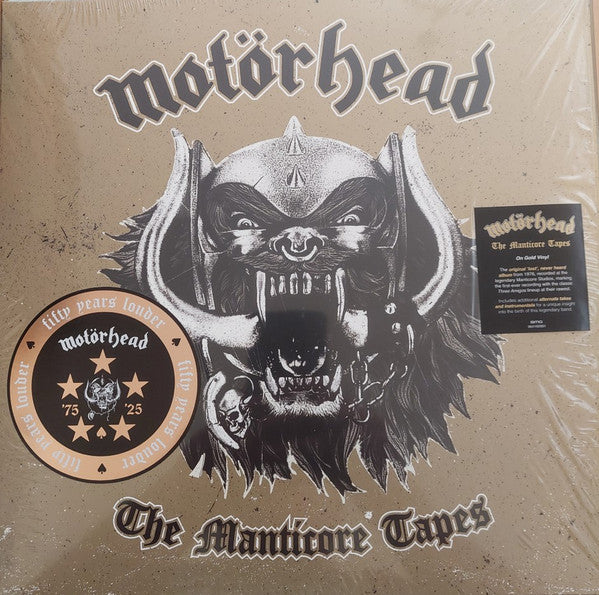 Motorhead – Manticore Tapes (Gold Vinyl) 🇺🇸