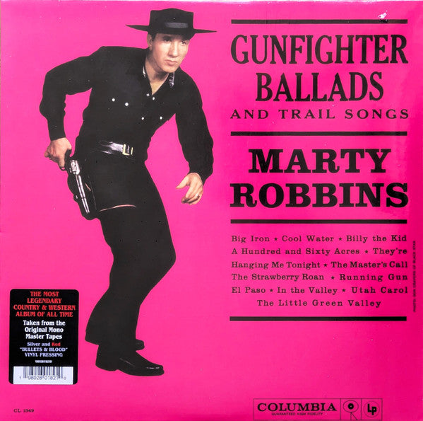 Marty Robbins – Sings Gunfighter Ballads & Trail Songs (Silver & Red Bullets N Blood Vinyl) 🇺🇸