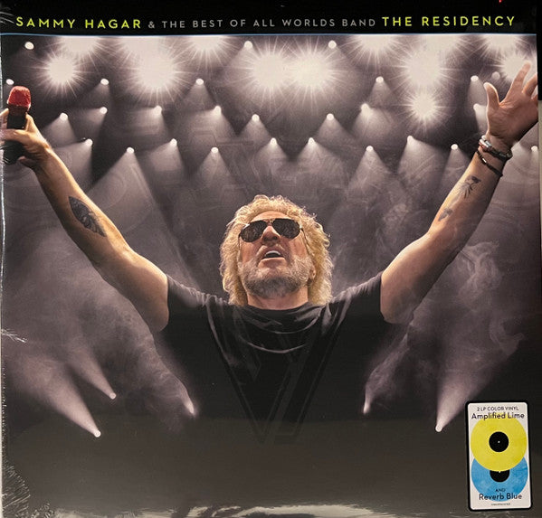 Sammy Hagar – Sammy Hagar & the Best of All Worlds Band - the Residency (Amplified Lime/Reverb Blue Vinyl/2LP) 🇺🇸