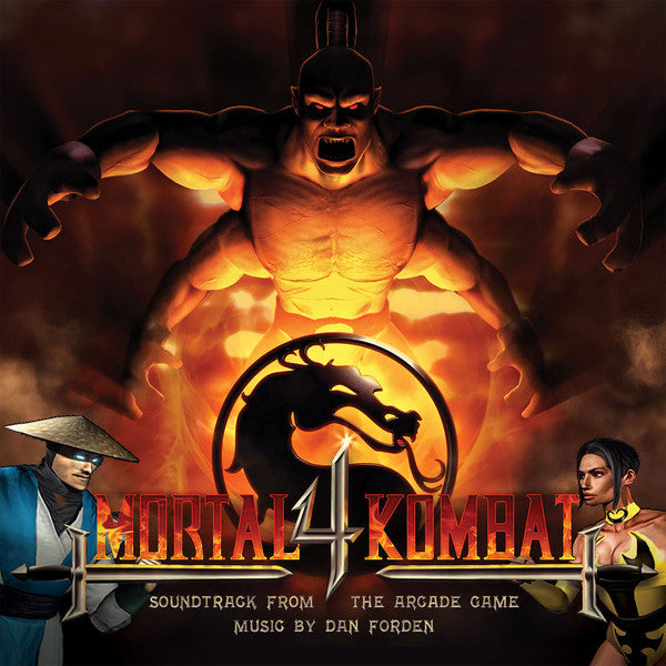 Dan Forden – Mortal Kombat Mk 4 (Orange, Yellow & Black Splatter on Clear Vinyl) 🇺🇸