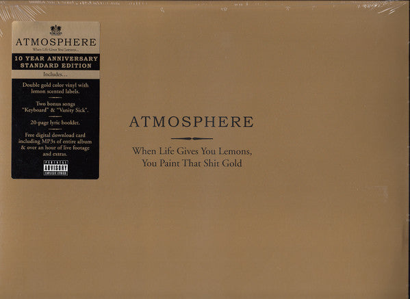 Atmosphere – When Life Gives You Lemons, You Paint that Shit Gold (10 Year Anniversary/Gold Vinyl) 🇺🇸