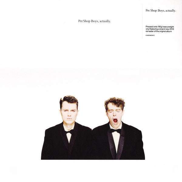 Pet Shop Boys – Actually (2018 Remastered Version) 🇺🇸