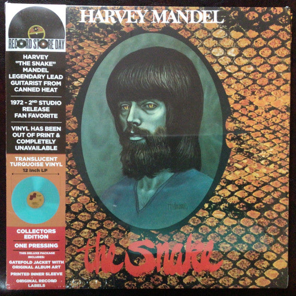 Harvey Mandel – Snake (Translucent Turquoise Vinyl) (RSD) 🇺🇸