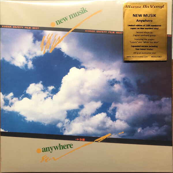 New Musik – Anywhere (Expanded/2LP/Blue Marbled Vinyl/180G) 🇺🇸