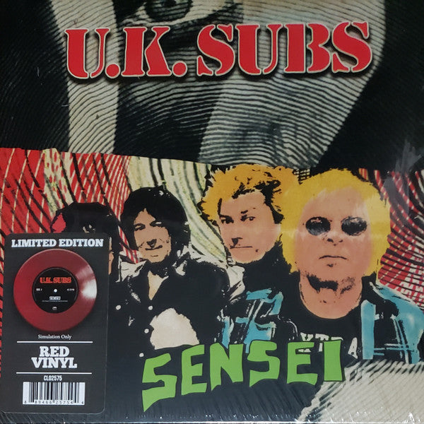 UK Subs – Sensei (Red 7INCH) 🇺🇸