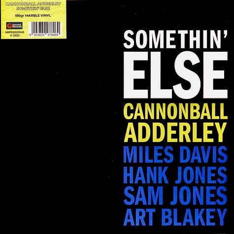 Cannonball Adderley – Somethin Else (Yellow Marble Vinyl) 🇺🇸