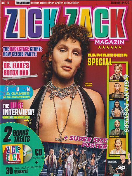 Rammstein – Zick Zack (CD/Magazine) [CD Nuevo] 💿 🇺🇸