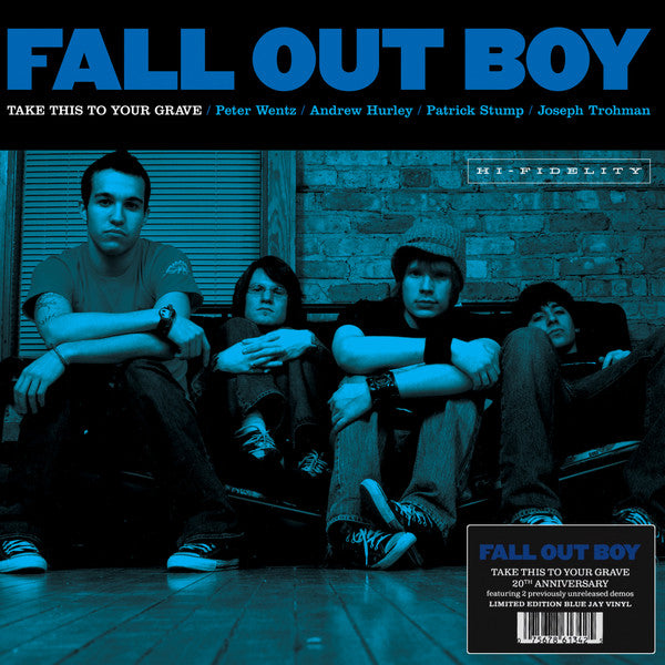 Fall Out Boy – Take This to Your Grave (20TH Anniversary/Blue Jay Vinyl) 🇺🇸