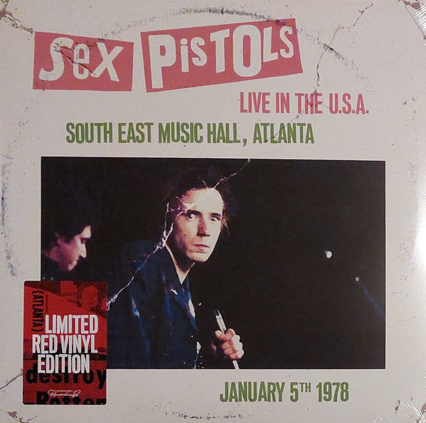Sex Pistols – Live in the USA 1978, Atlanta (Red Vinyl) 🇺🇸