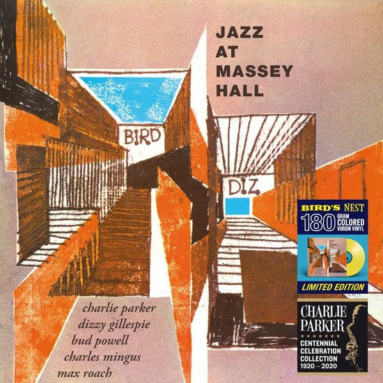 Charlie Parker – Jazz at Massey Hall (180G/Yellow Vinyl) 🇺🇸