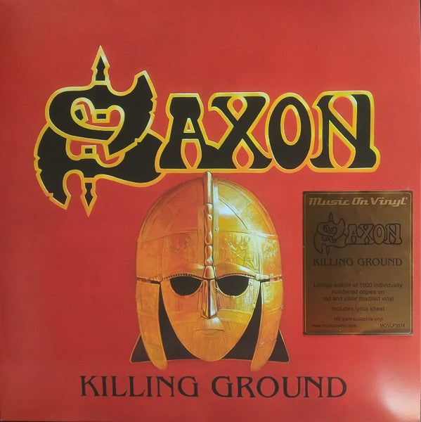 Saxon – Killing Ground (Red & Silver Marbled Vinyl/180G) 🇺🇸