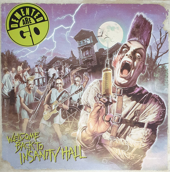 Demented Are Go – Welcome Back to Insanity Hall (Highlighter Yellow/Black Smoke Vinyl) 🇺🇸