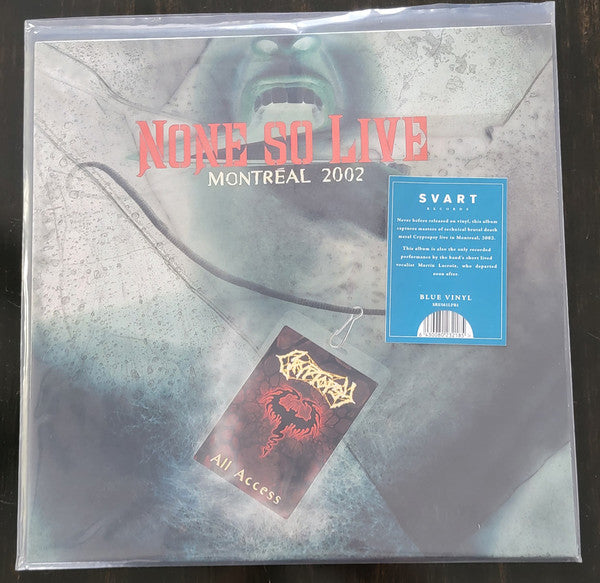 Cryptopsy – None so Live (Blue Vinyl) 🇺🇸