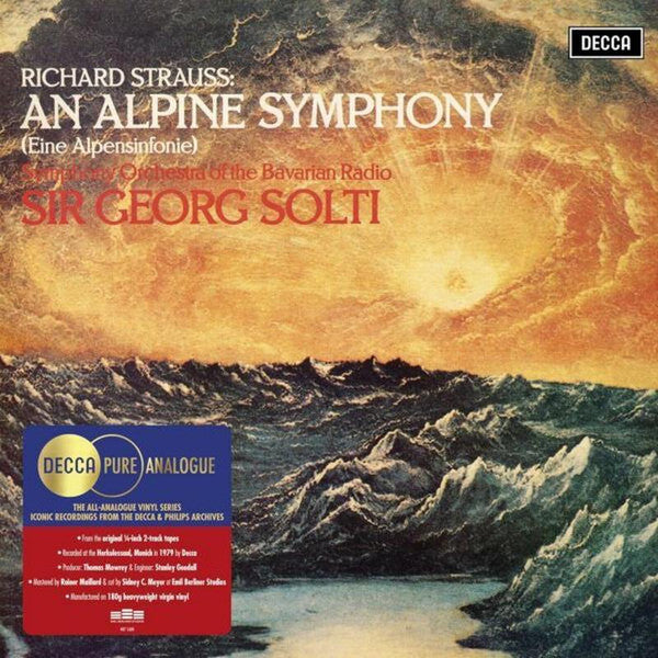 Sir Georg & Bavarian Radio Symphony Solti – Strauss: an Alpine Symphony (Eine Alpensinfonie) (180G) 🇺🇸