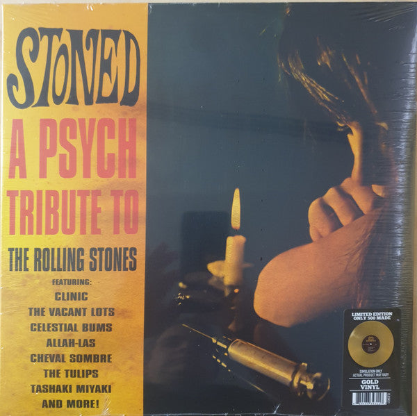 Various Artists – Stoned - a Psych Tribute to Rolling Stones (Gold Vinyl) 🇺🇸