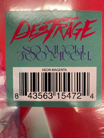 Destrage – So Much. Too Much. (Magenta Vinyl) 🇺🇸