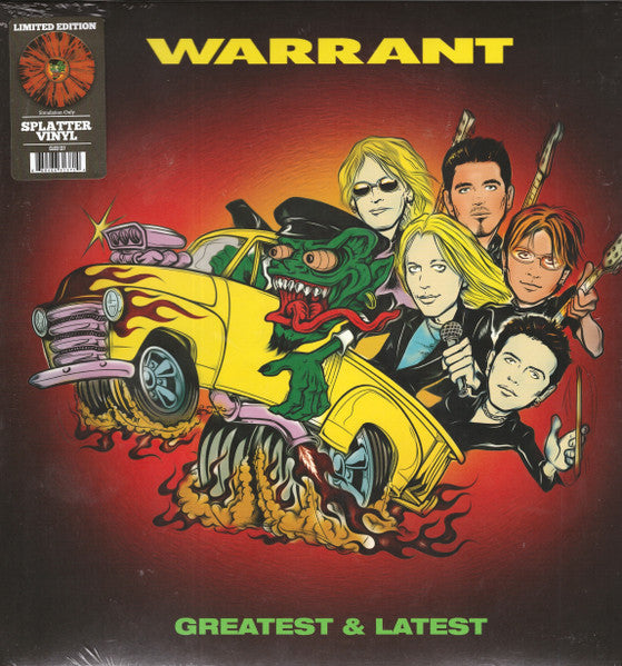 Warrant – Greatest & Latest (Red & Black Splatter Vinyl) 🇺🇸