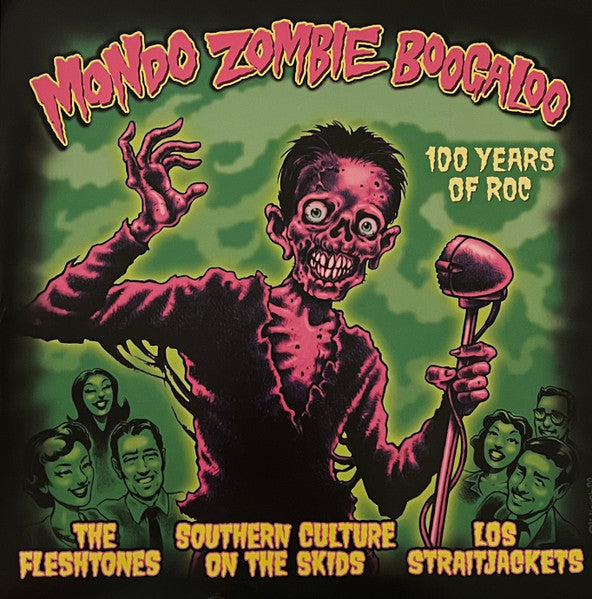 Los Straitjackets & Southern Culture on the Skids & the Fleshtones – Mondo Zombie Boogaloo (Pink Vinyl/Limited) 🇺🇸