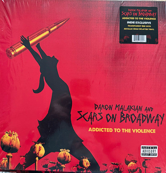 Daron & Scars on Broadway Malakian – Addicted to the Violence (Ruby Red/Gold Splatter Vinyl) (I) 🇺🇸