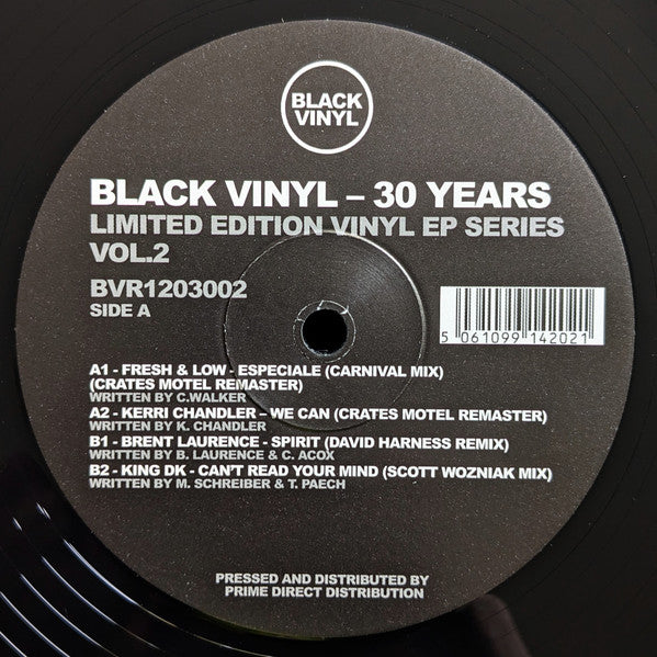 Fresh & Low / Kerri Chandler / Brent Laurence – Black Vinyl 30 Years Vol. 2 🇺🇸