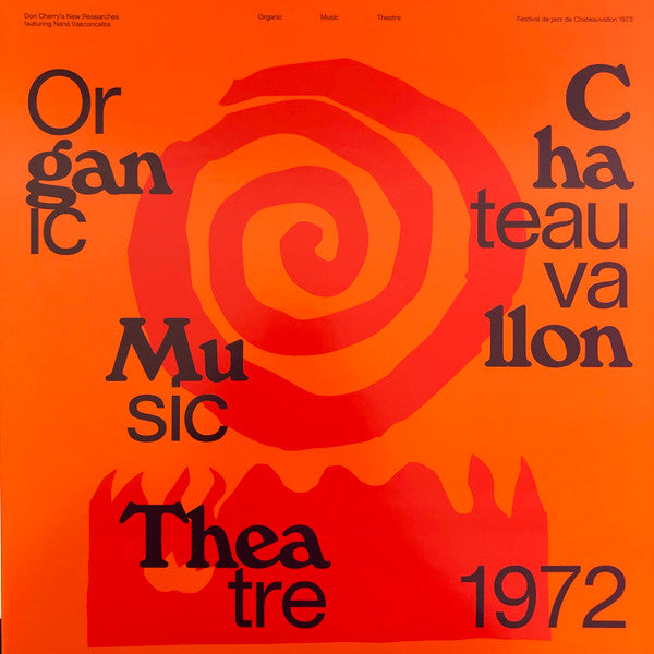 Don New Researches Featuring Nana Vasconcelos Cherry's – Organic Music Theatre Festival De Chateauvallon 1972 (2LP) 🇺🇸