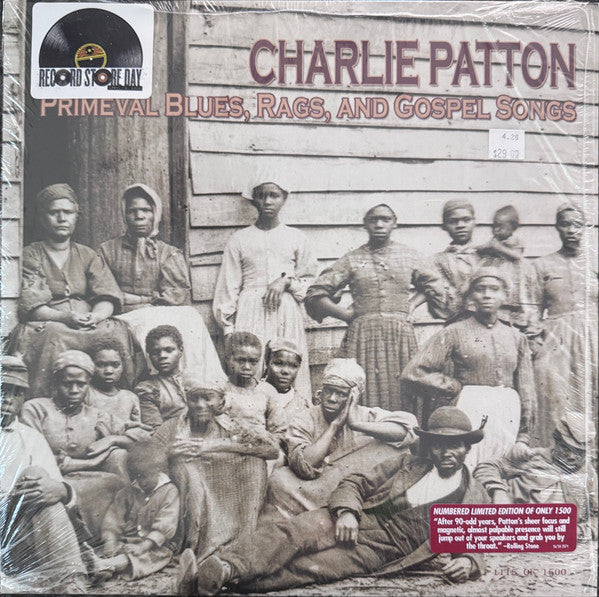 Charlie Patton – Primeval Blues Rags & Gospel Songs (RSD) 🇺🇸
