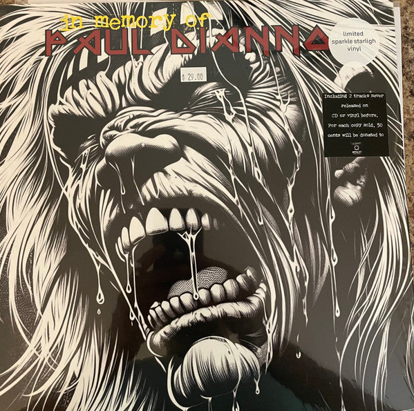 Paul Di'anno – In Memory of (Color Vinyl) 🇺🇸